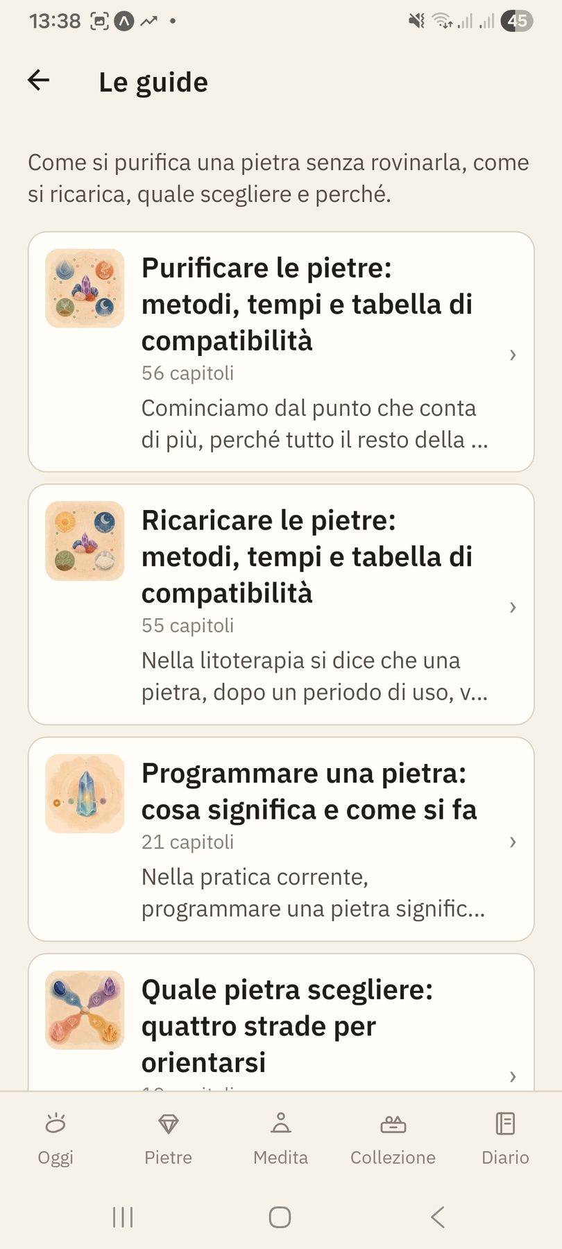 L&rsquo;elenco delle guide